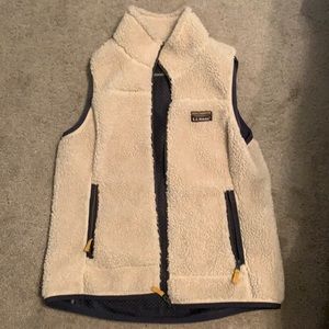 EUC LL Bean fleece vest